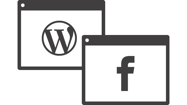 WordPressサイト、Facebookページイメージ